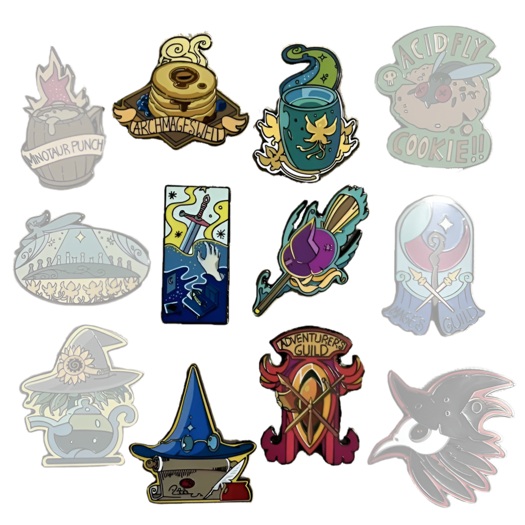 Enamel Pins- Bundle of 6 (Pick n Mix)