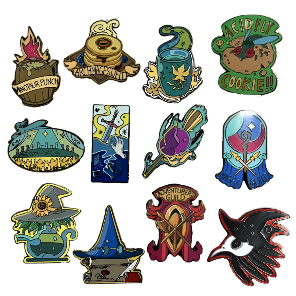 Enamel Pins- Bundle of 6 (Pick n Mix)