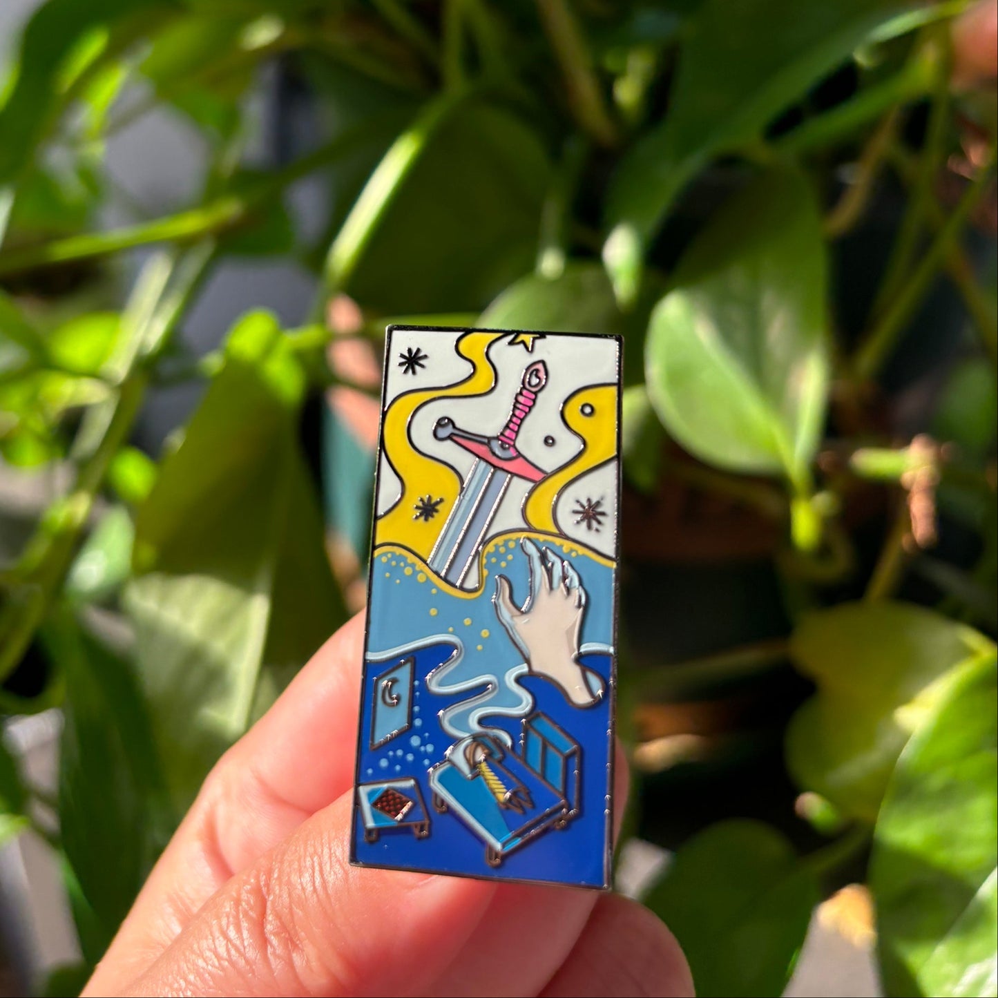 Caliburn Enamel Pin