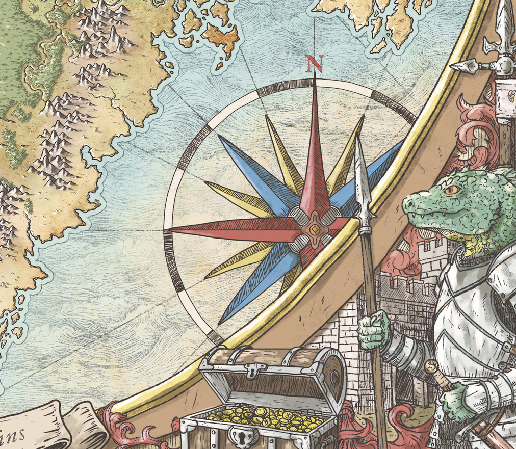 Map of Izril Matte Poster (Unframed)