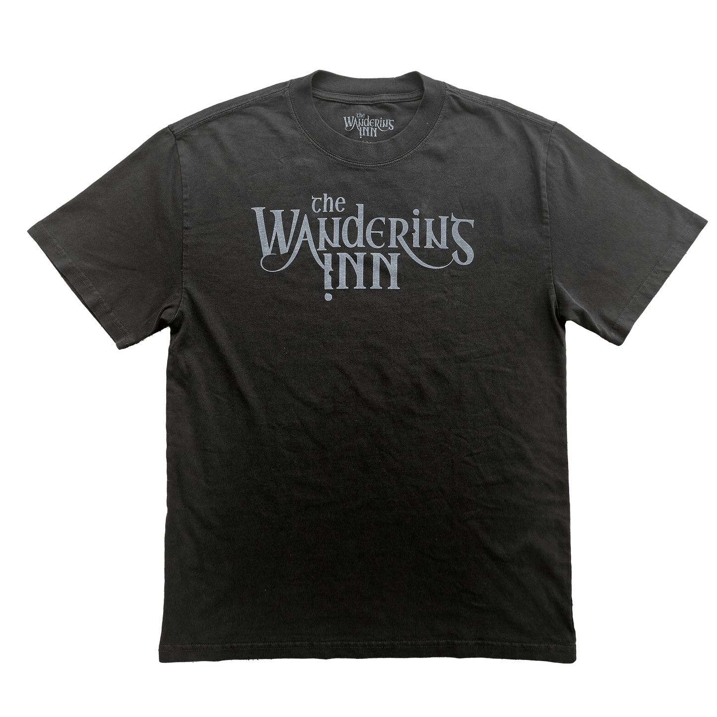 Faded Logo Drop Shoulder Tee - The Wandering Inn Store - pirateaba