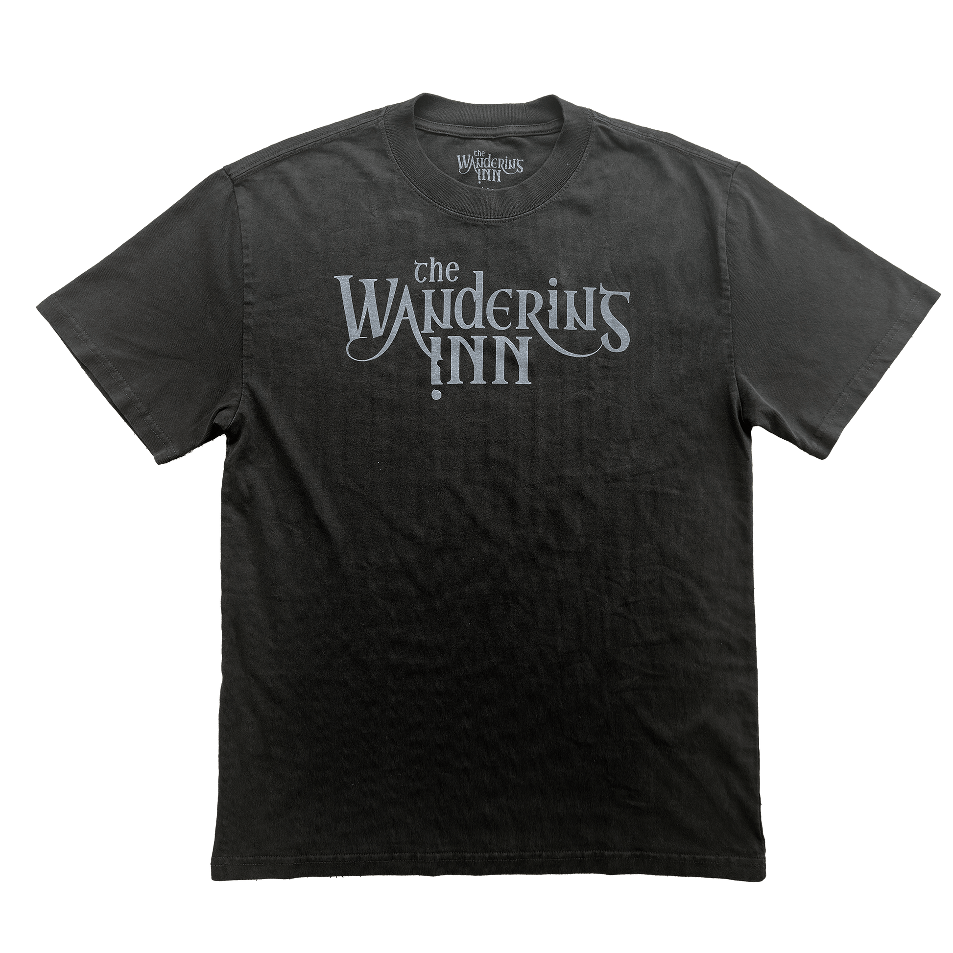 Faded Logo Drop Shoulder Tee - The Wandering Inn Store - pirateaba