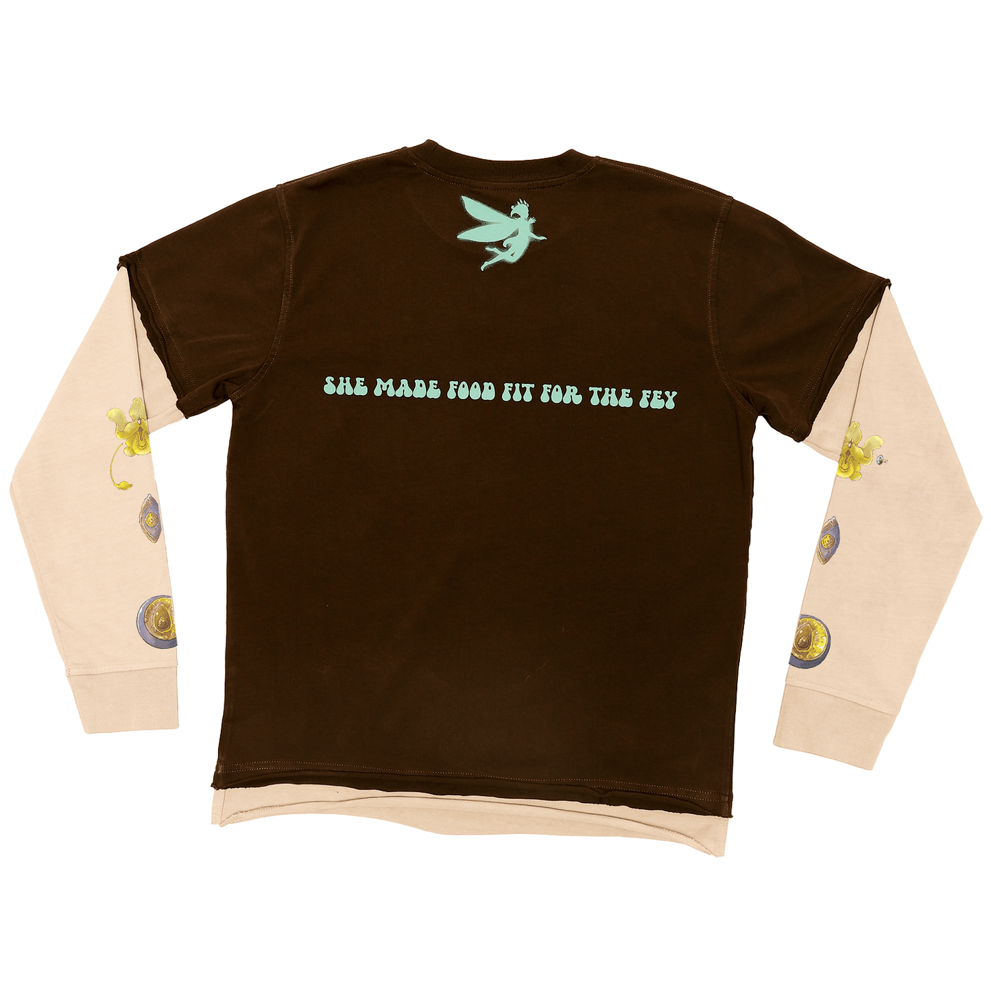 Fae Flower Long Sleeved Tee - The Wandering Inn Store - pirateaba