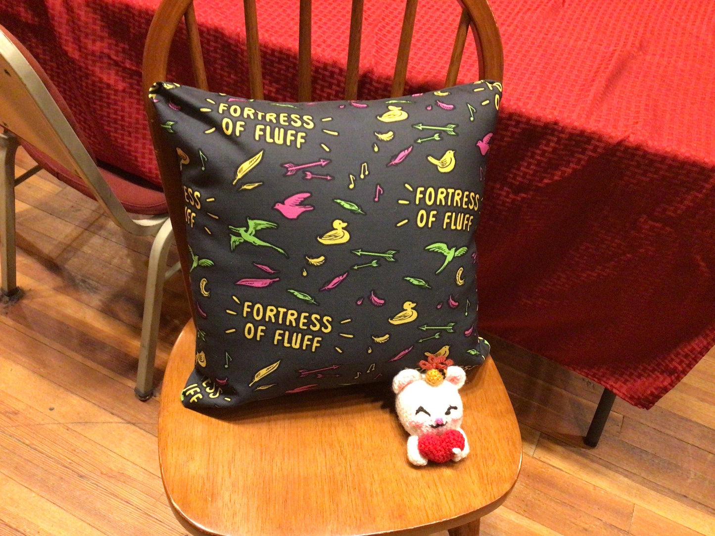 Fortress of Fluff Throw Pillow Case (18" x 18") - The Wandering Inn Store - pirateaba