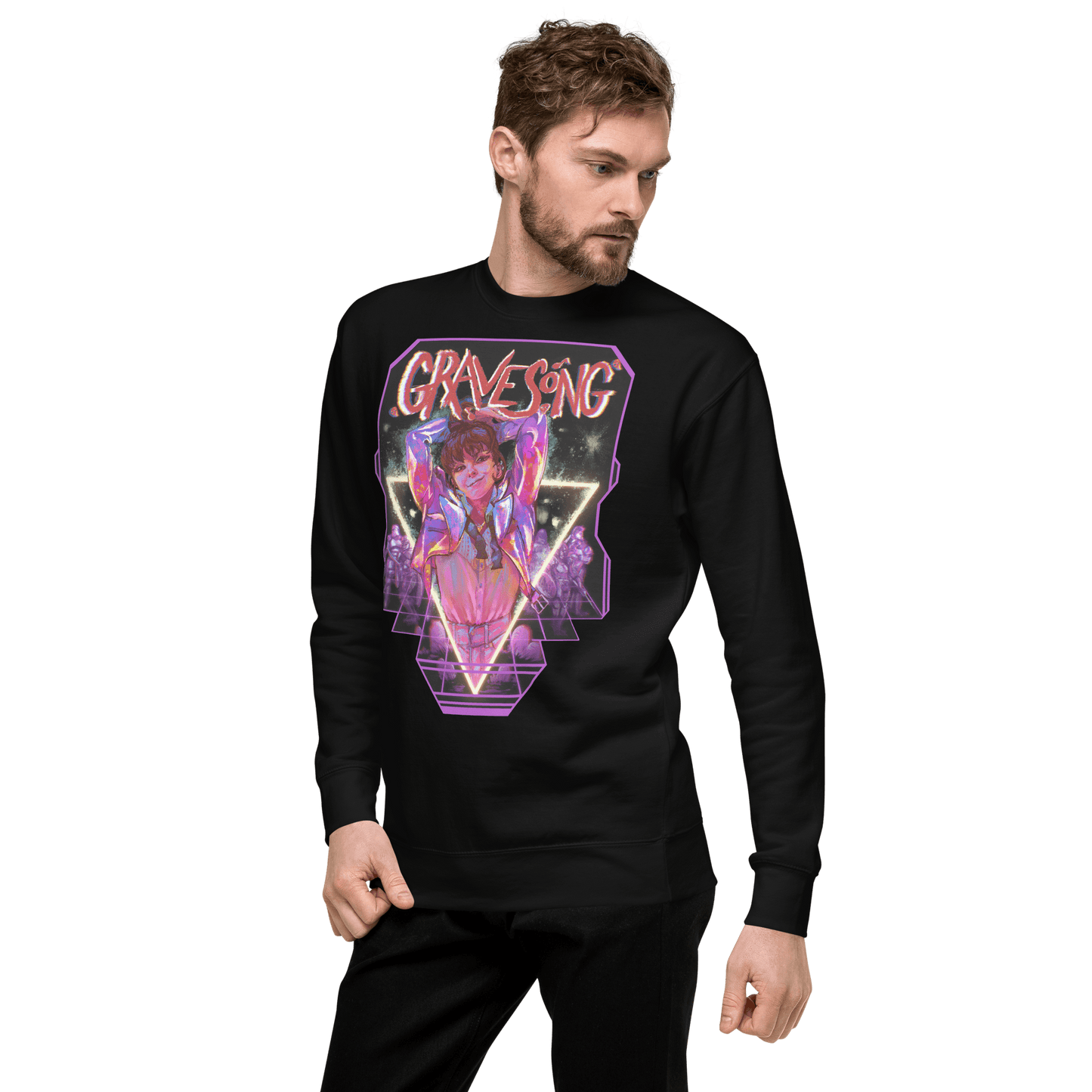 Gravesong Concert Sweatshirt (Fitted Style) - The Wandering Inn Store - pirateaba