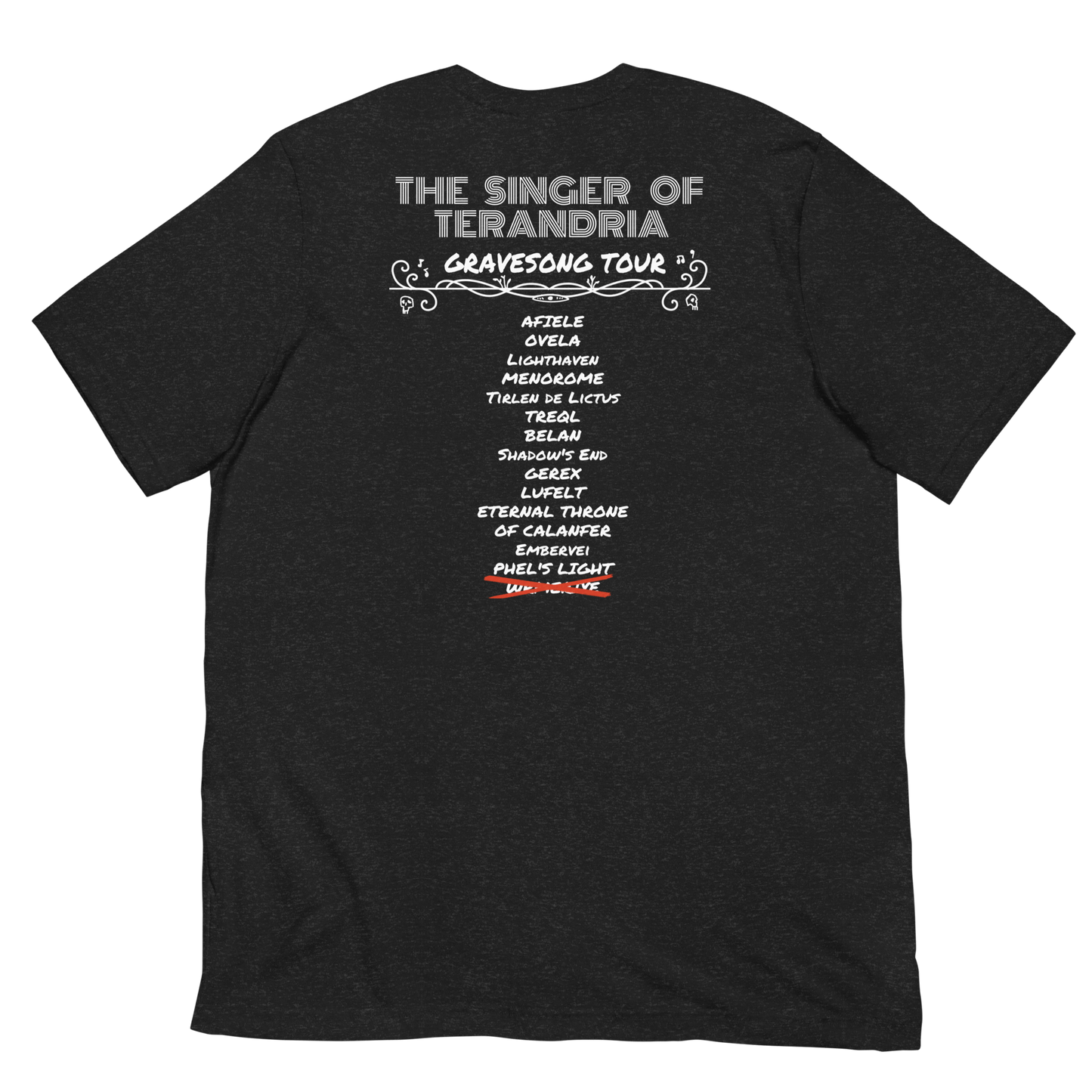 Gravesong Concert T-Shirt - The Wandering Inn Store - pirateaba