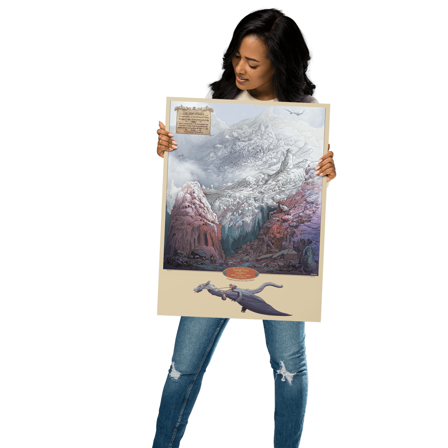 High Passes Matte Poster (Unframed) - The Wandering Inn Store - pirateaba