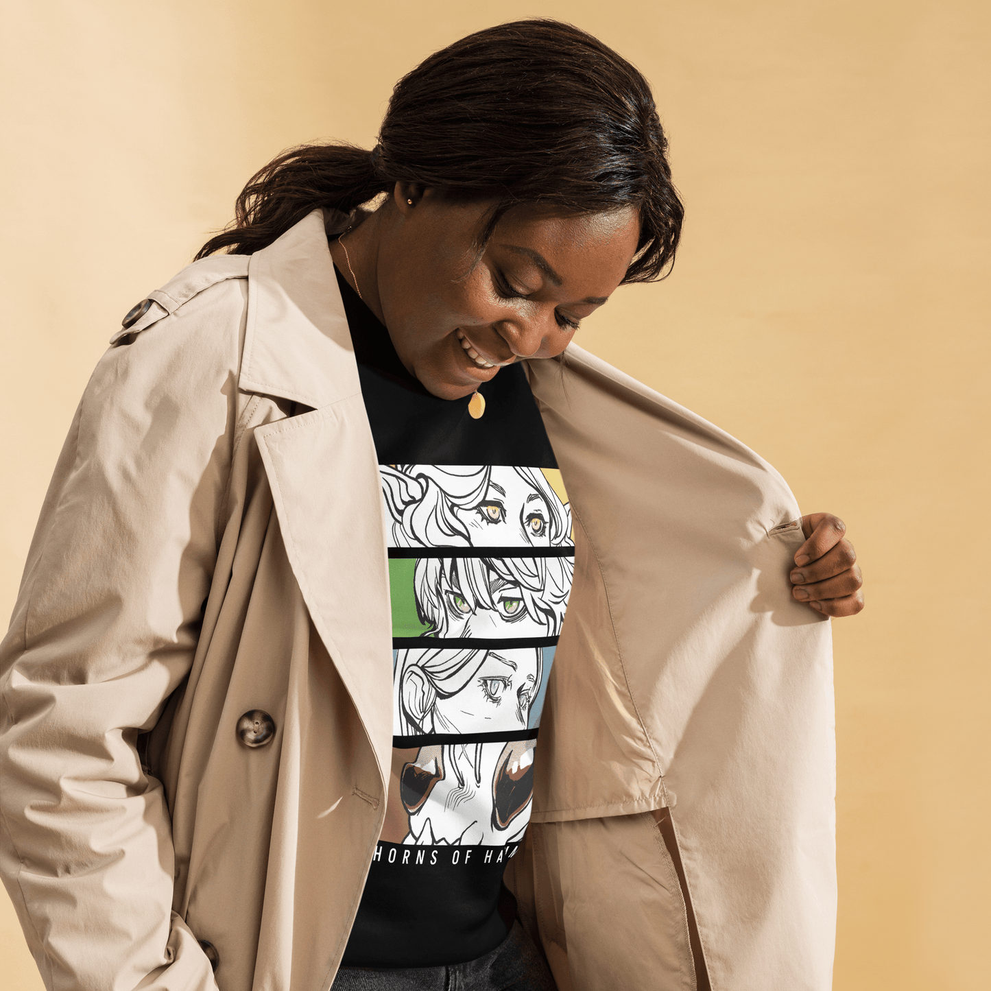 Horns of Hammerad Sweatshirt (Fitted Style) - The Wandering Inn Store - pirateaba
