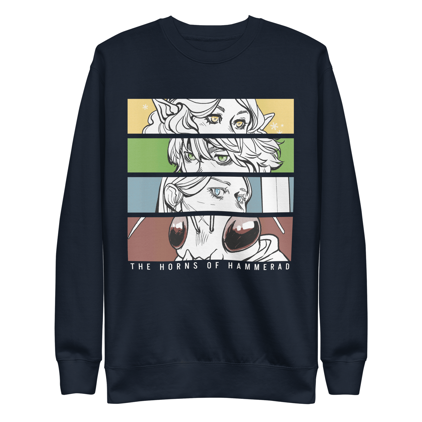 Horns of Hammerad Sweatshirt (Fitted Style) - The Wandering Inn Store - pirateaba