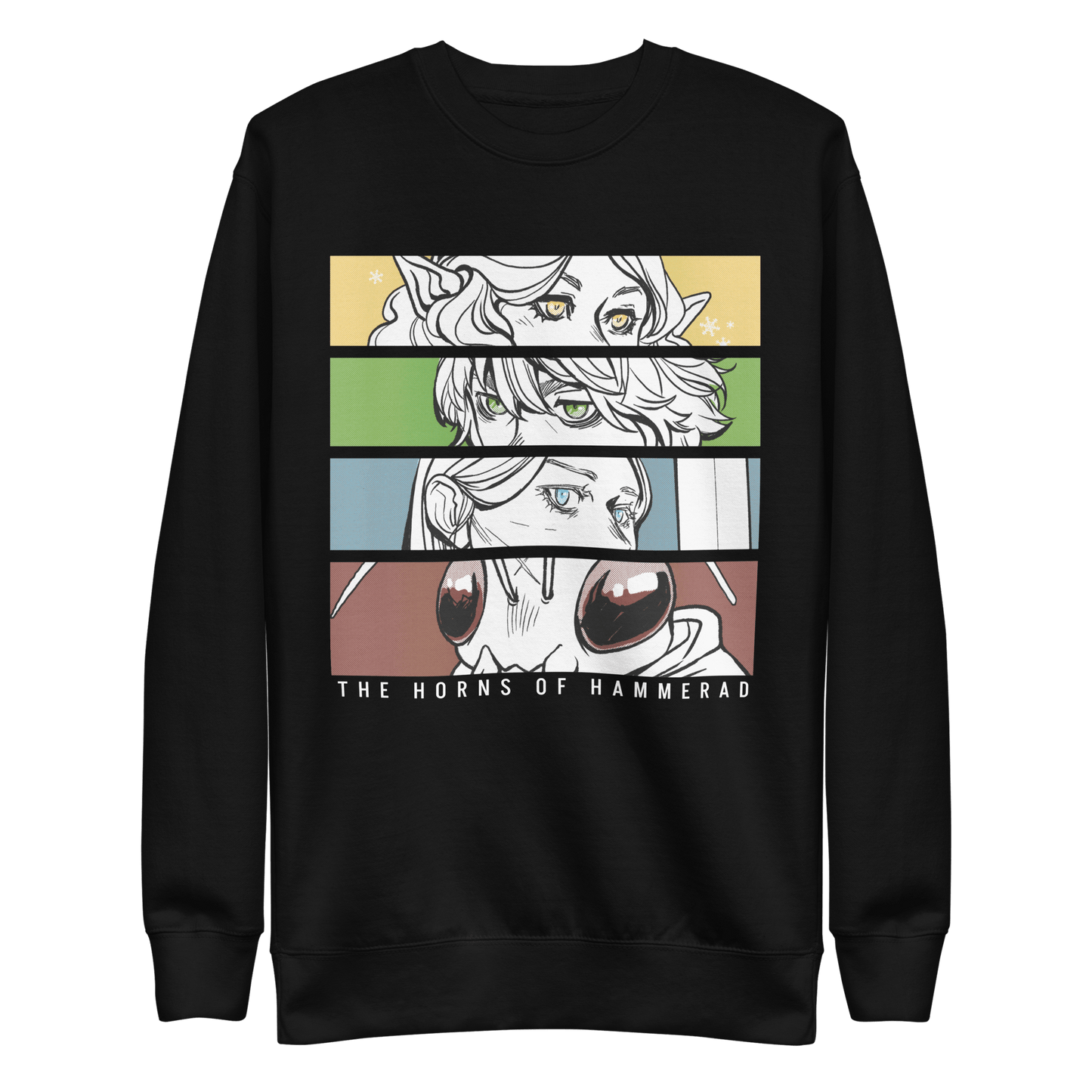 Horns of Hammerad Sweatshirt (Fitted Style) - The Wandering Inn Store - pirateaba