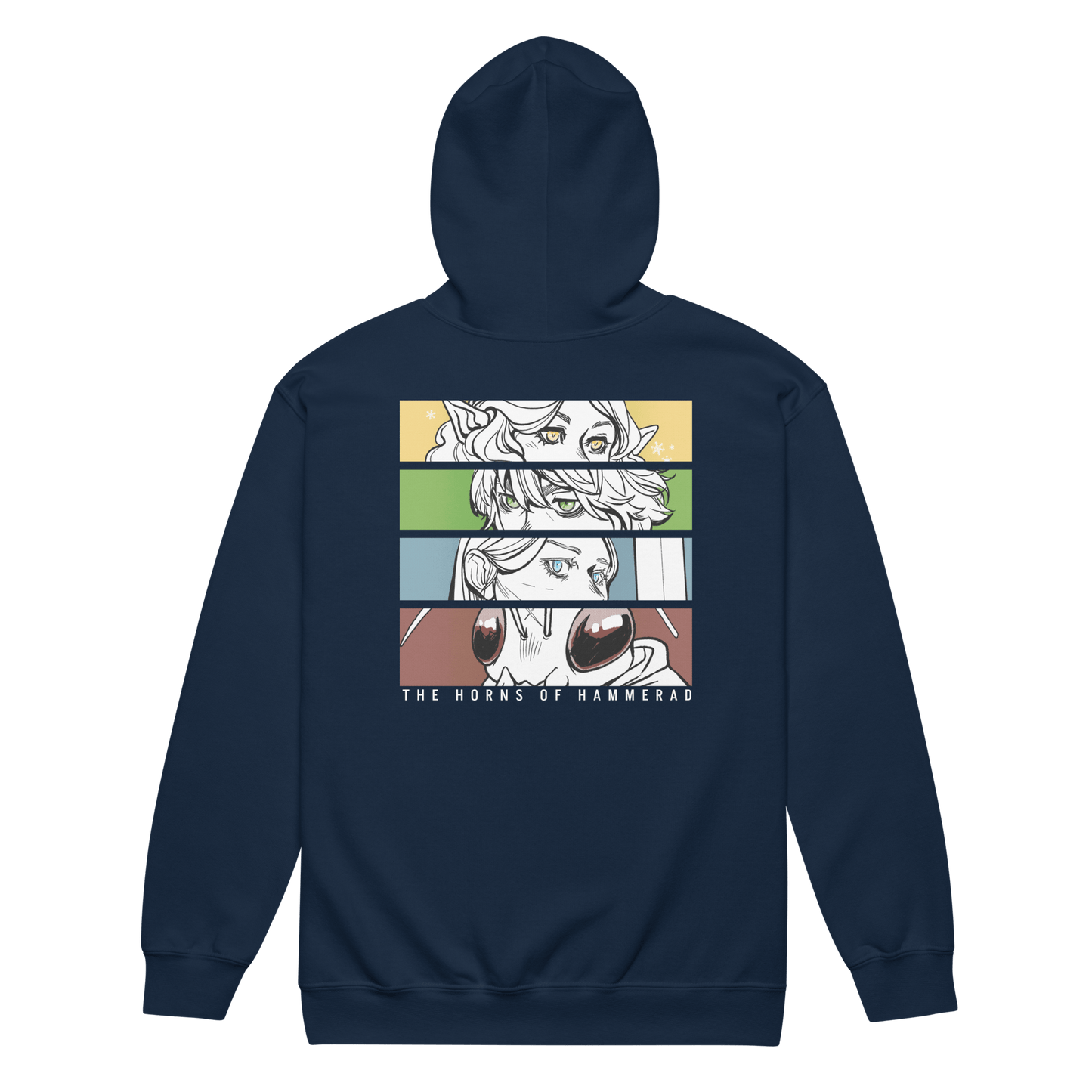 Horns Of Hammerad Zip Hoodie - The Wandering Inn Store - pirateaba