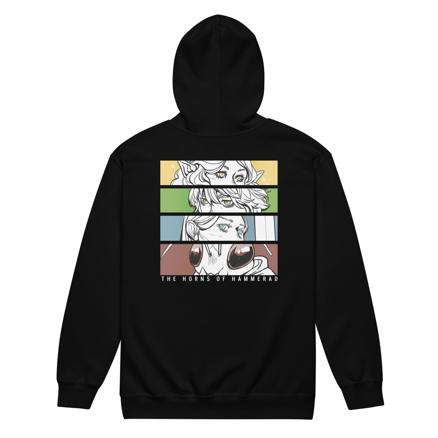Horns Of Hammerad Zip Hoodie - The Wandering Inn Store - pirateaba