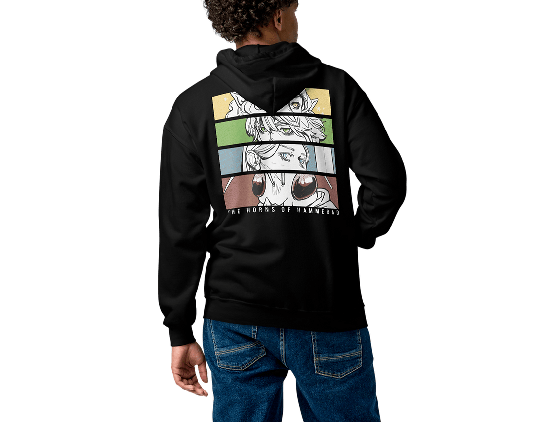 Horns Of Hammerad Zip Hoodie - The Wandering Inn Store - pirateaba