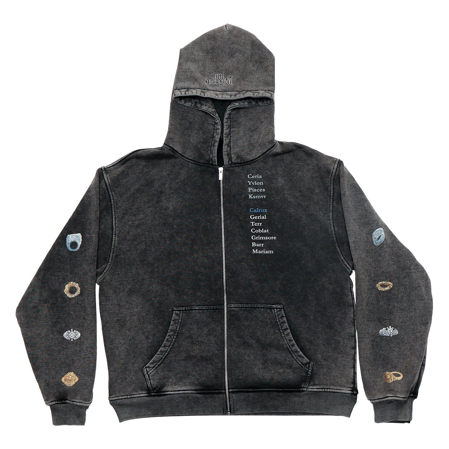 Horns Zip Up Hoodie - The Wandering Inn Store - pirateaba