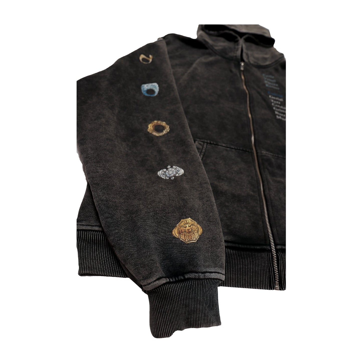 Horns Zip Up Hoodie - The Wandering Inn Store - pirateaba