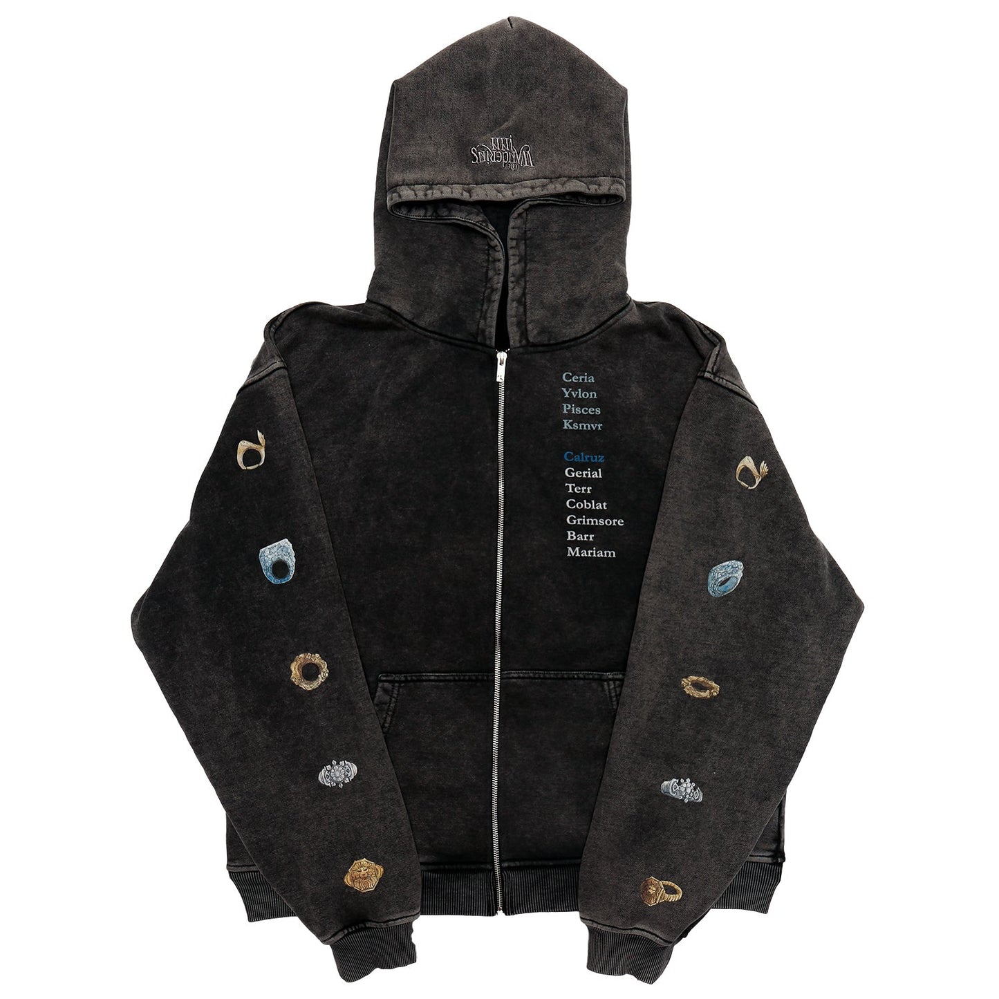 Horns Zip Up Hoodie - The Wandering Inn Store - pirateaba