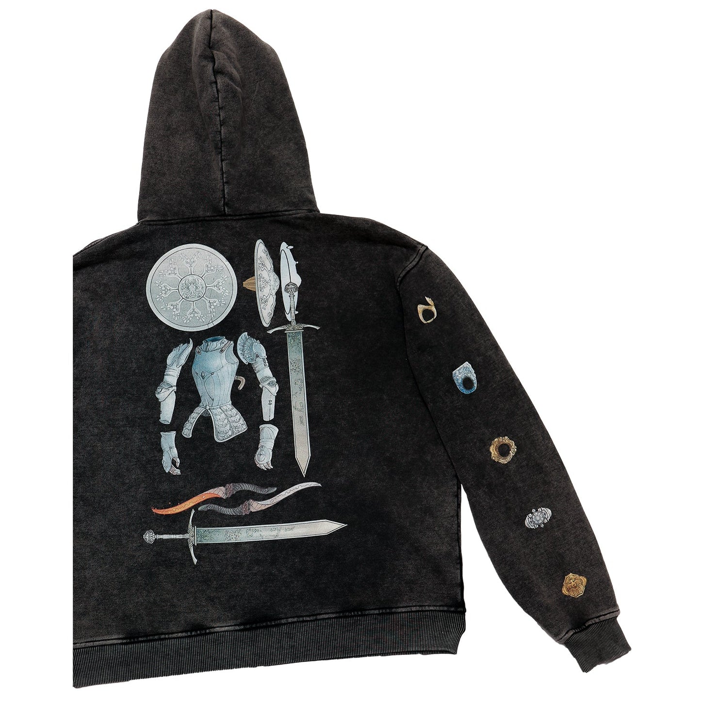 Horns Zip Up Hoodie - The Wandering Inn Store - pirateaba