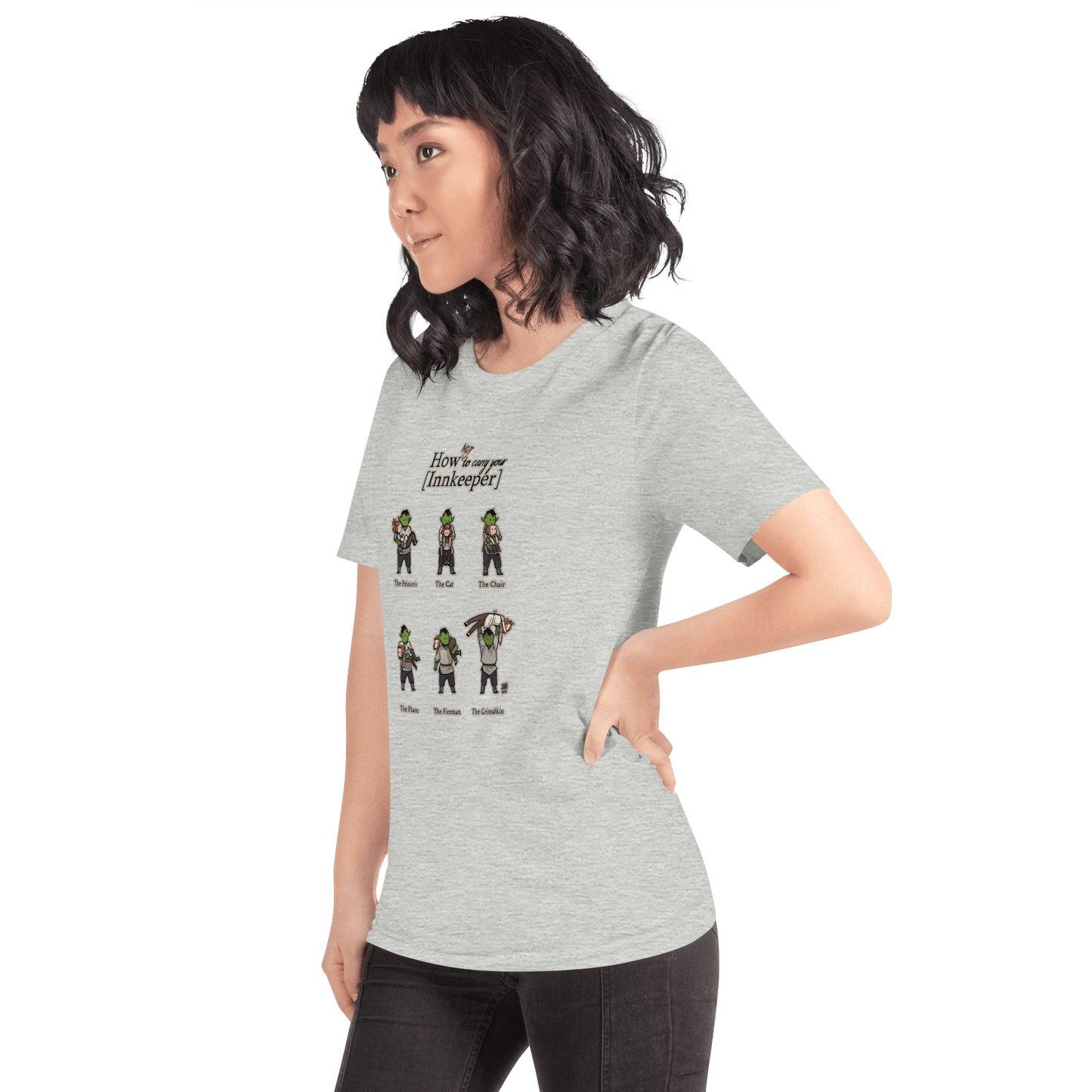 How (not) to Carry Your Innkeeper t-shirt (Unisex) - The Wandering Inn Store - pirateaba