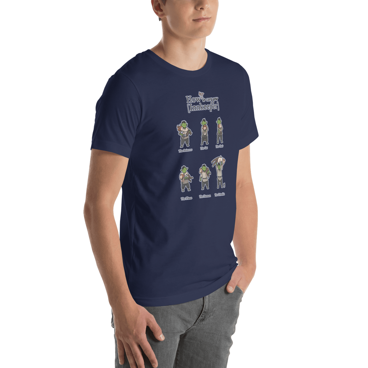 How (not) to Carry Your Innkeeper t-shirt (Unisex) - The Wandering Inn Store - pirateaba