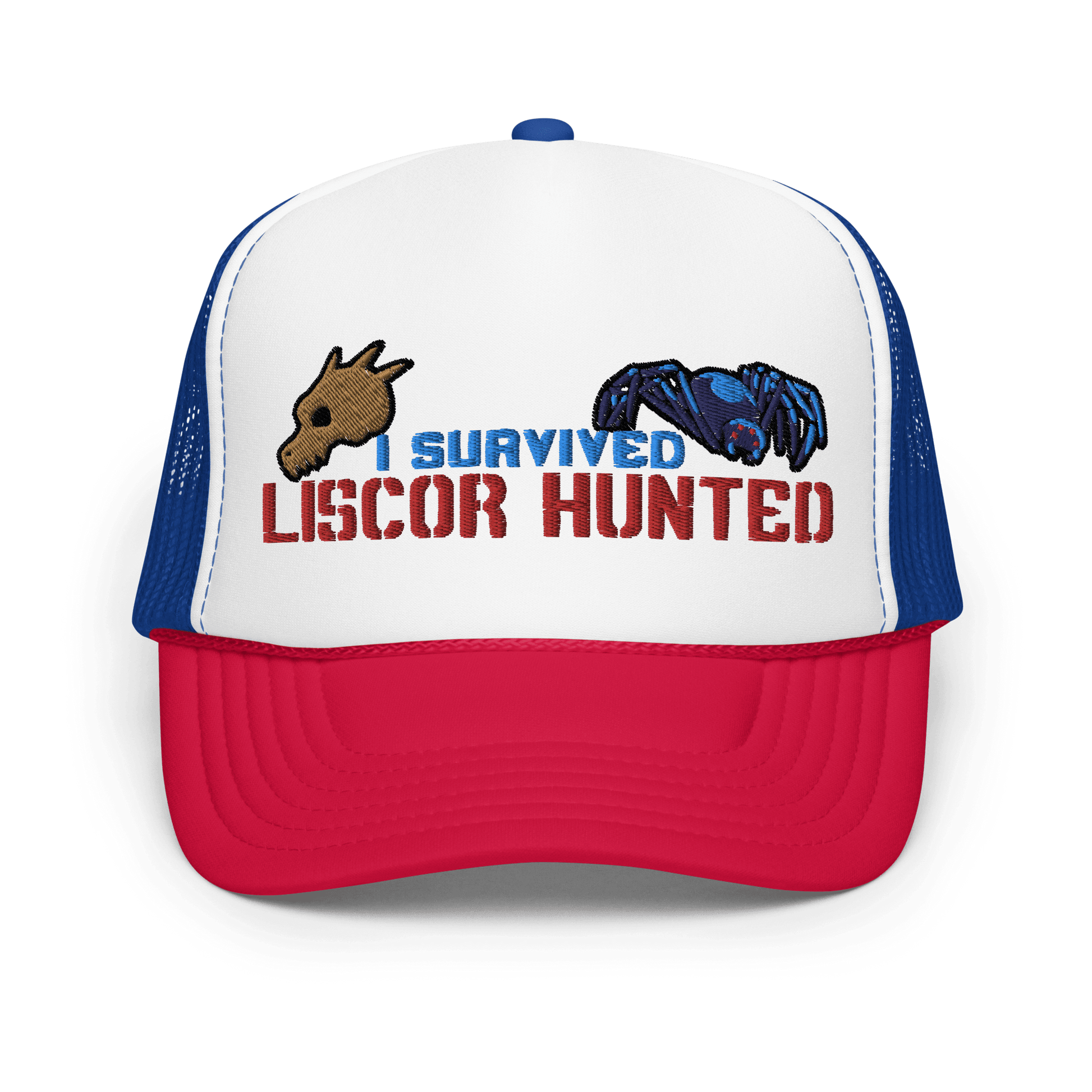 I Survived Liscor Hunted! Foam Trucker Hat - The Wandering Inn Store - pirateaba