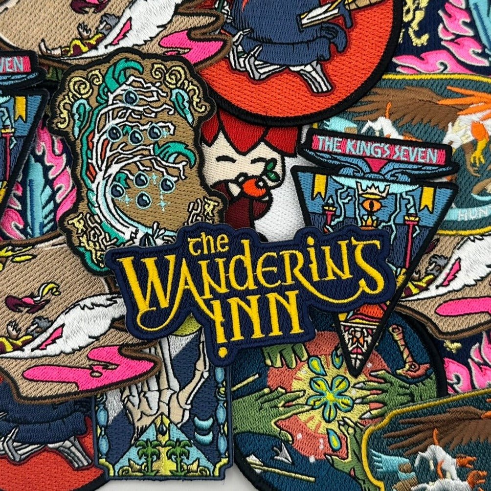 Iron On Embroidered Patches - Bundle of 10 (Pick n Mix) - The Wandering Inn Store - pirateaba