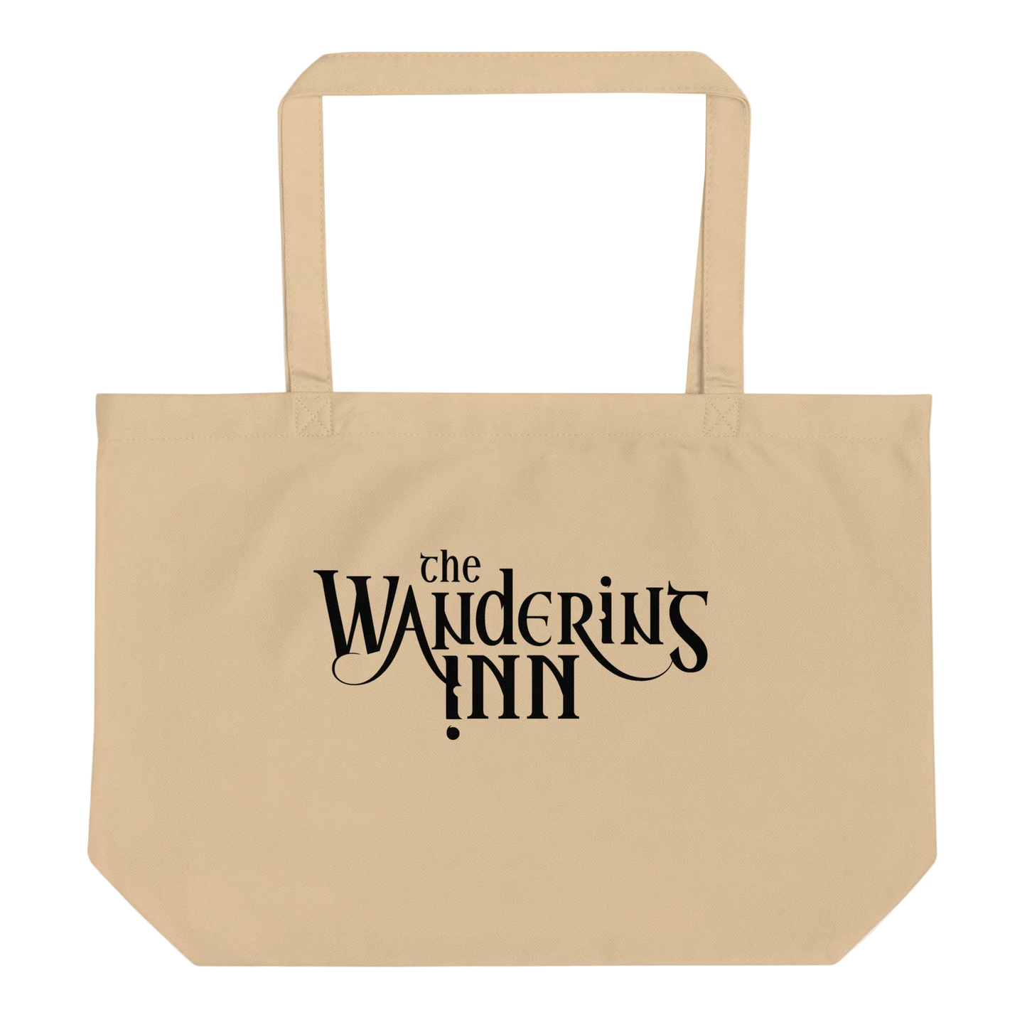 The Wandering Inn Large organic tote bag
