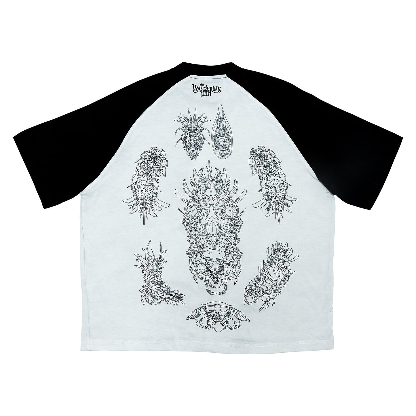 Monsters Raglan Tee - The Wandering Inn Store - pirateaba