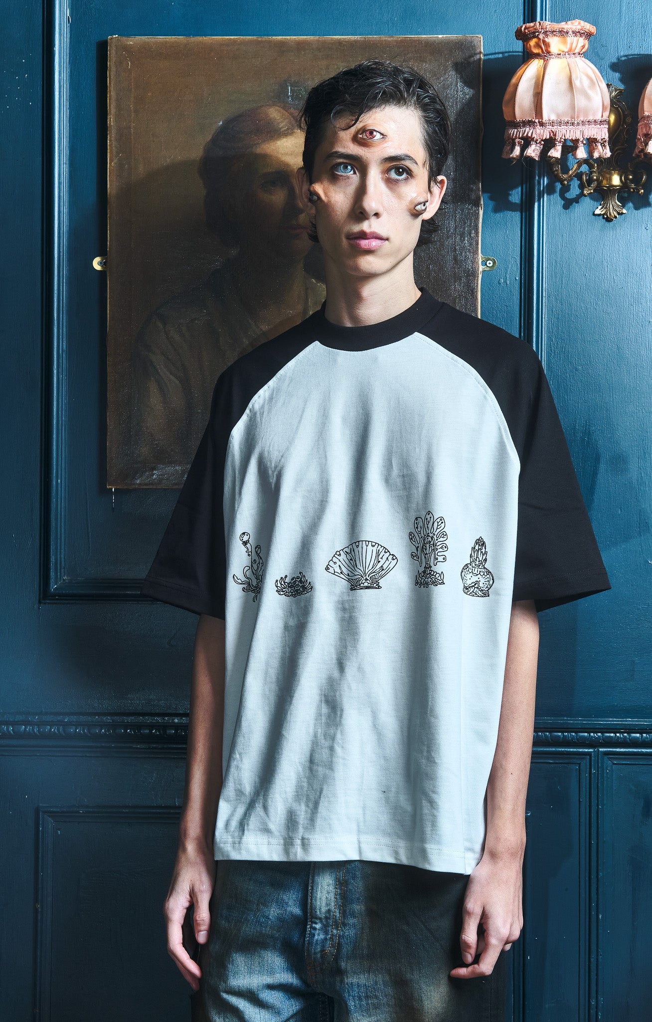 Monsters Raglan Tee - The Wandering Inn Store - pirateaba