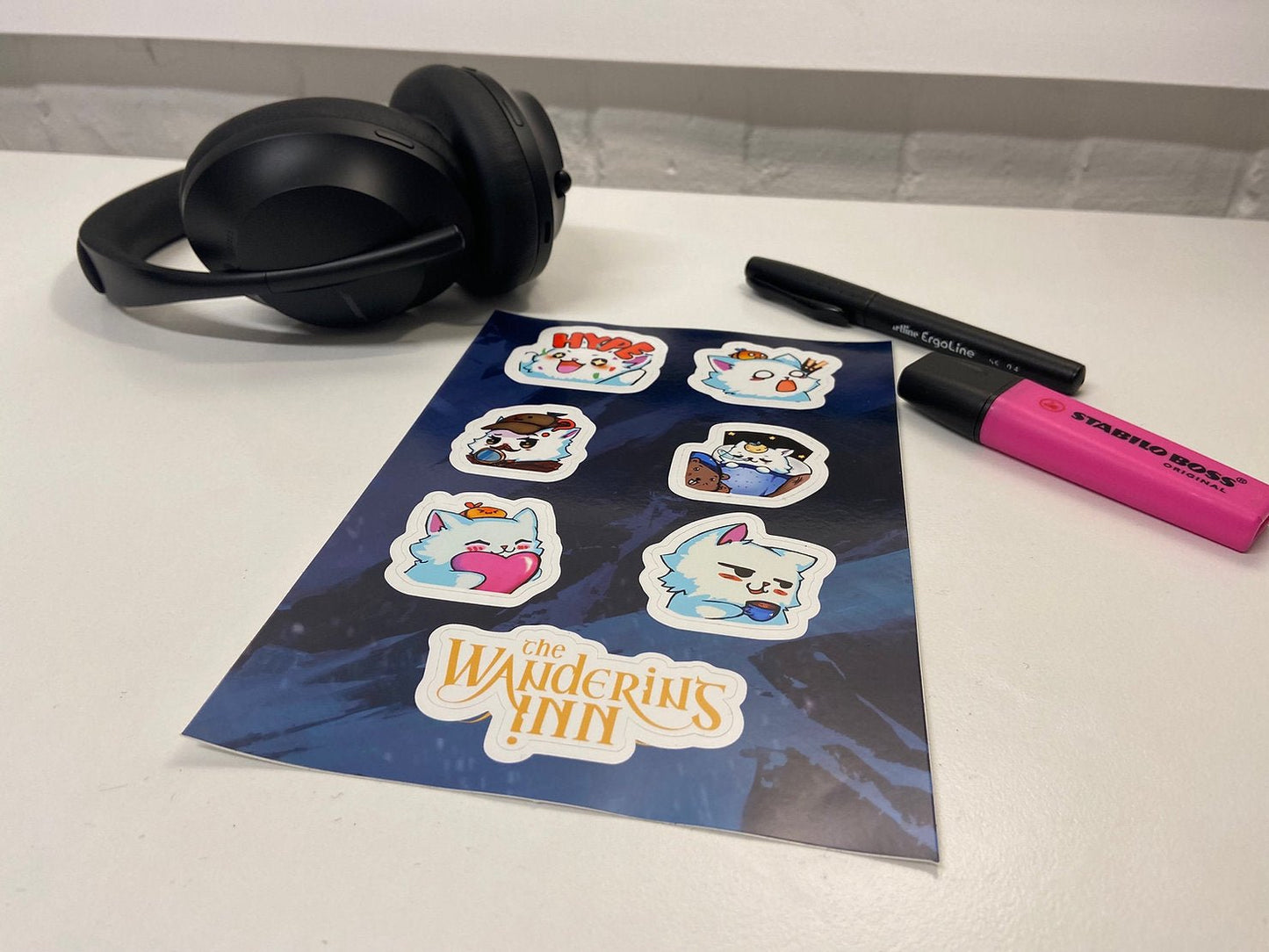 Mrsha Sticker sheet - The Wandering Inn Store - pirateaba