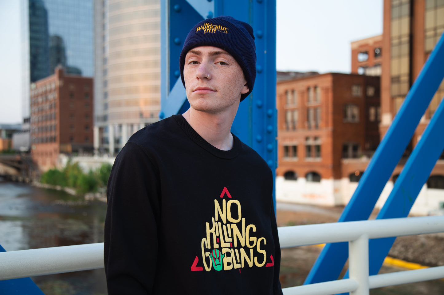 No Killing Goblins Sweatshirt - The Wandering Inn Store - pirateaba