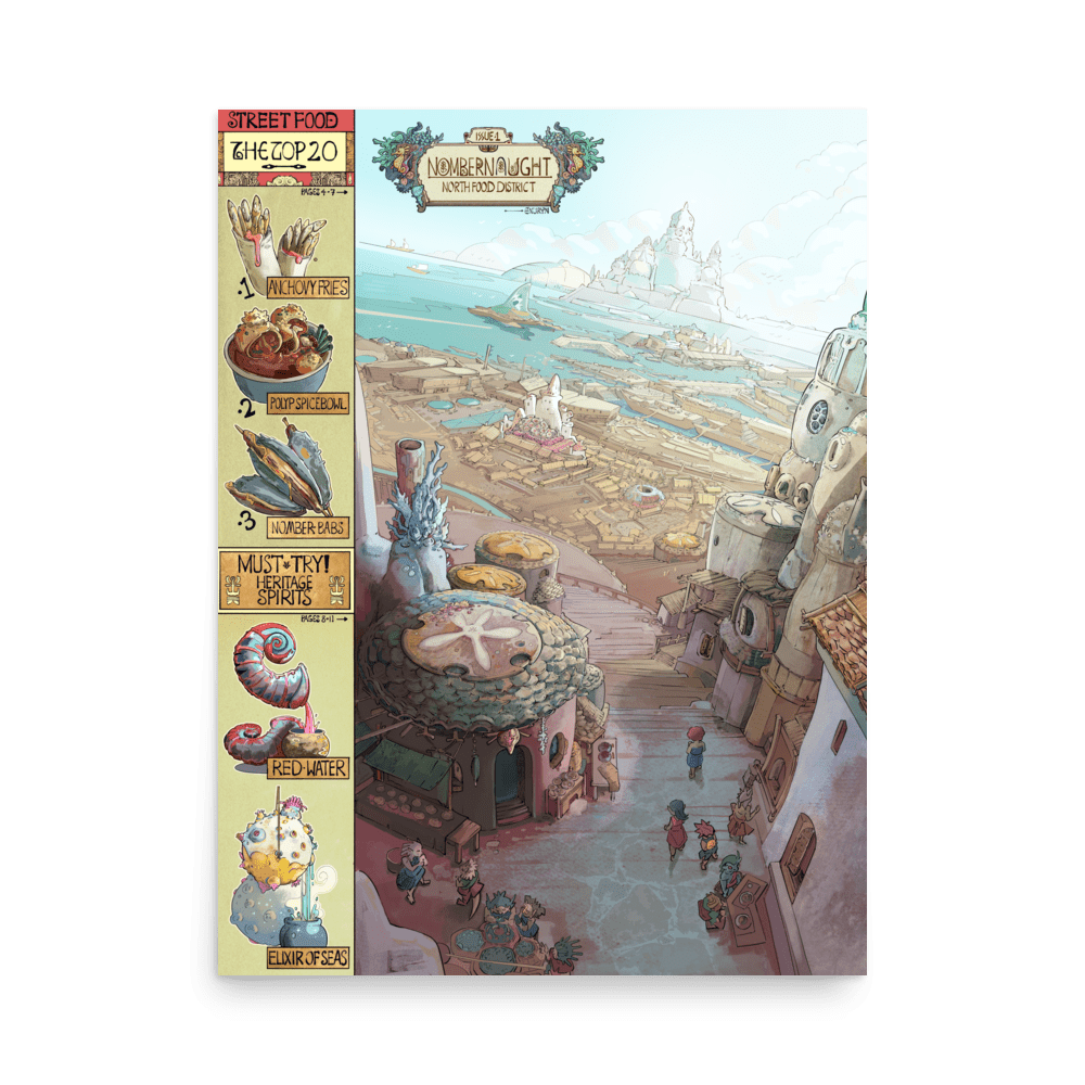 Nombernaught Vista Matte Poster (Unframed) - The Wandering Inn Store - pirateaba