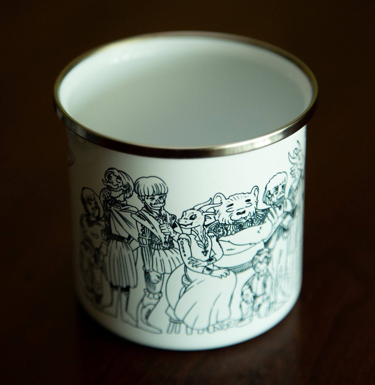 Players of Celum Enamel Mug - The Wandering Inn Store - pirateaba