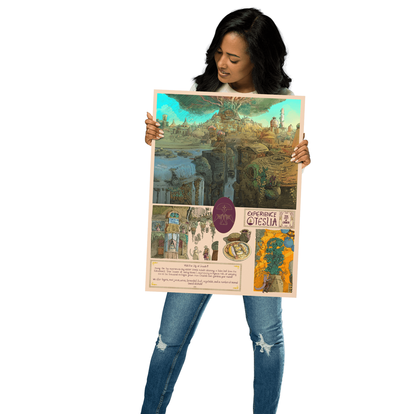 The City Of Growth Matte Poster (Unframed) - The Wandering Inn Store - pirateaba