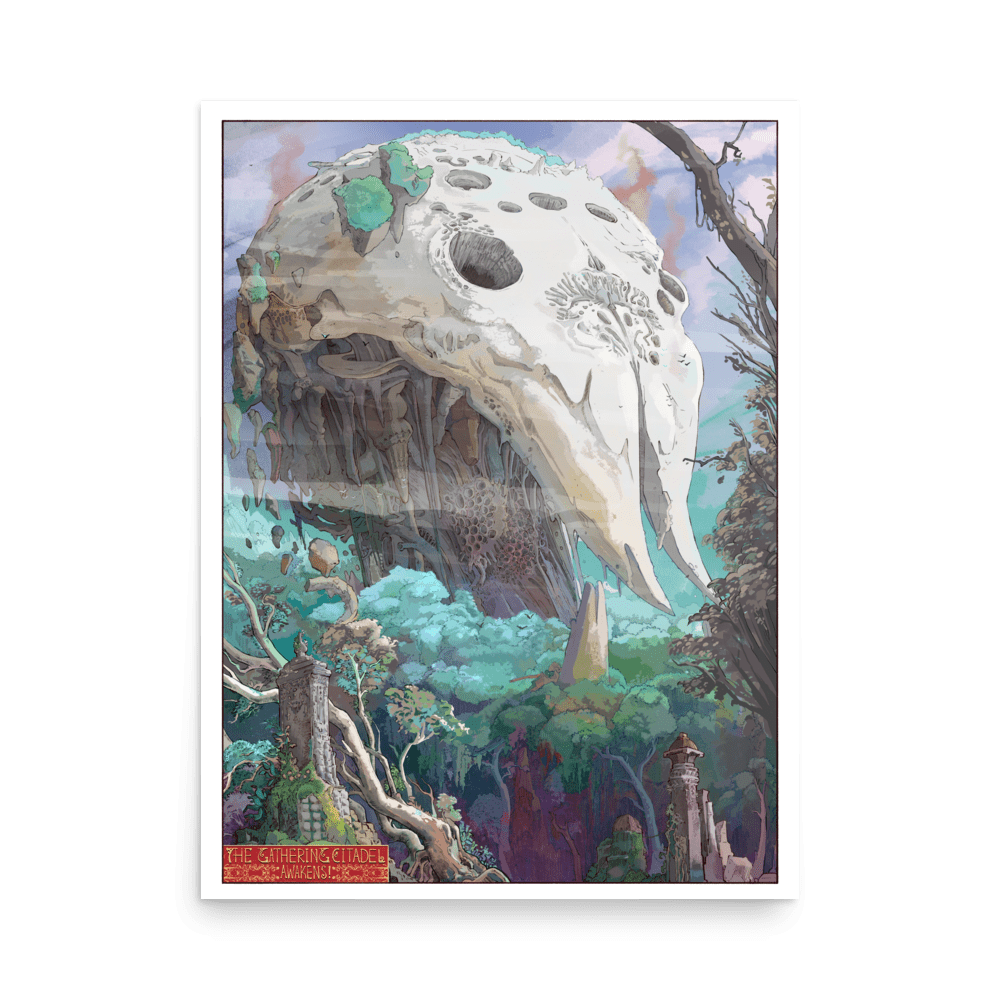 The Gathering Citadel Awakens Matte Poster (Unframed) - The Wandering Inn Store - pirateaba