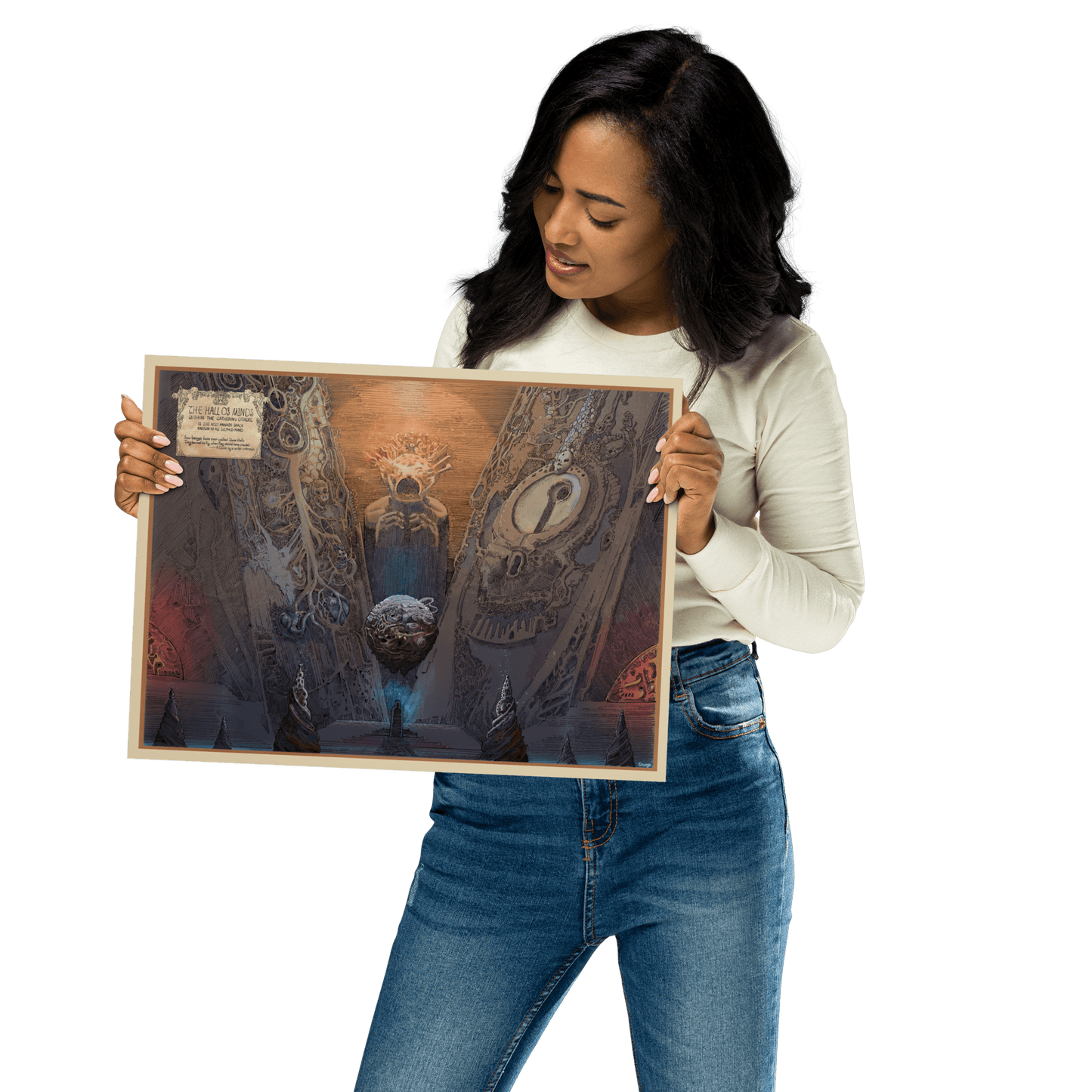 The Hall Of Minds Matte Poster (Unframed) - The Wandering Inn Store - pirateaba