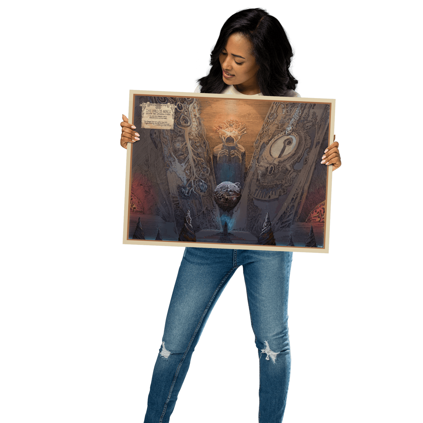 The Hall Of Minds Matte Poster (Unframed) - The Wandering Inn Store - pirateaba