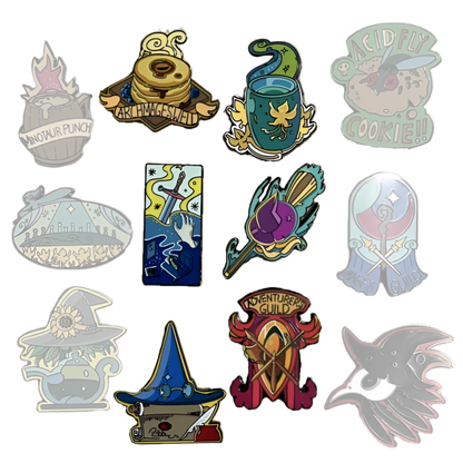 Enamel Pins- Bundle of 6 (Pick n Mix)