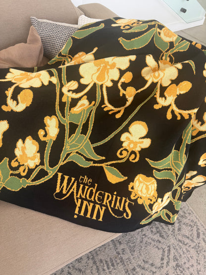 Faerie Flower Throw Blanket