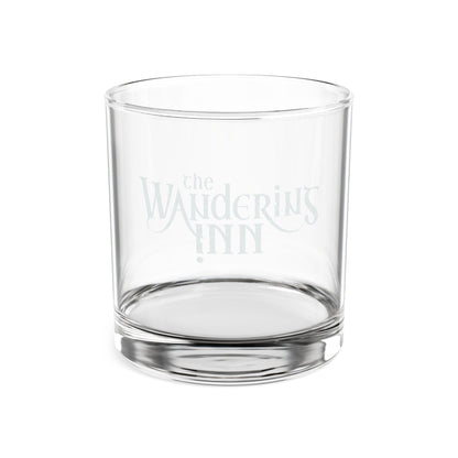 The Wandering Inn Logo Whiskey Glass