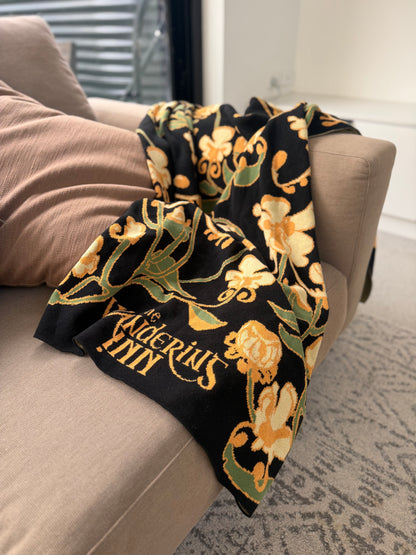 Faerie Flower Throw Blanket