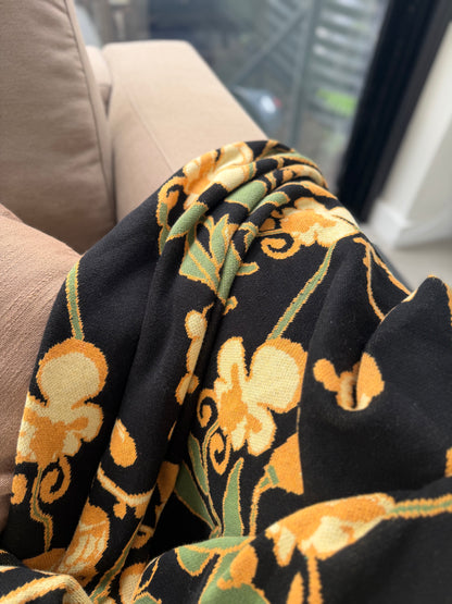 Faerie Flower Throw Blanket