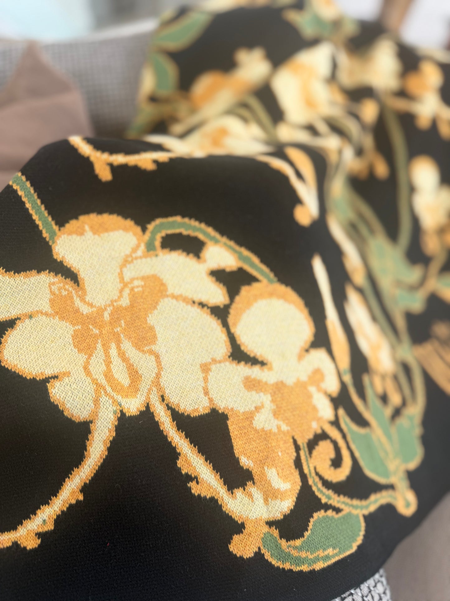 Faerie Flower Throw Blanket