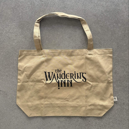 The Wandering Inn Large organic tote bag