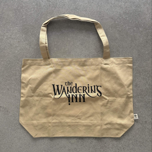 The Wandering Inn Large organic tote bag