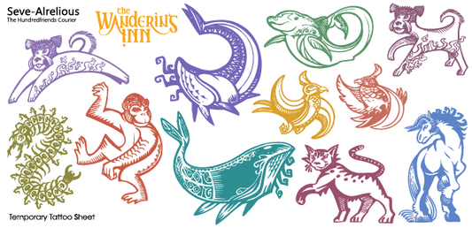 Hundredfriends Courier Tattoo Sheet