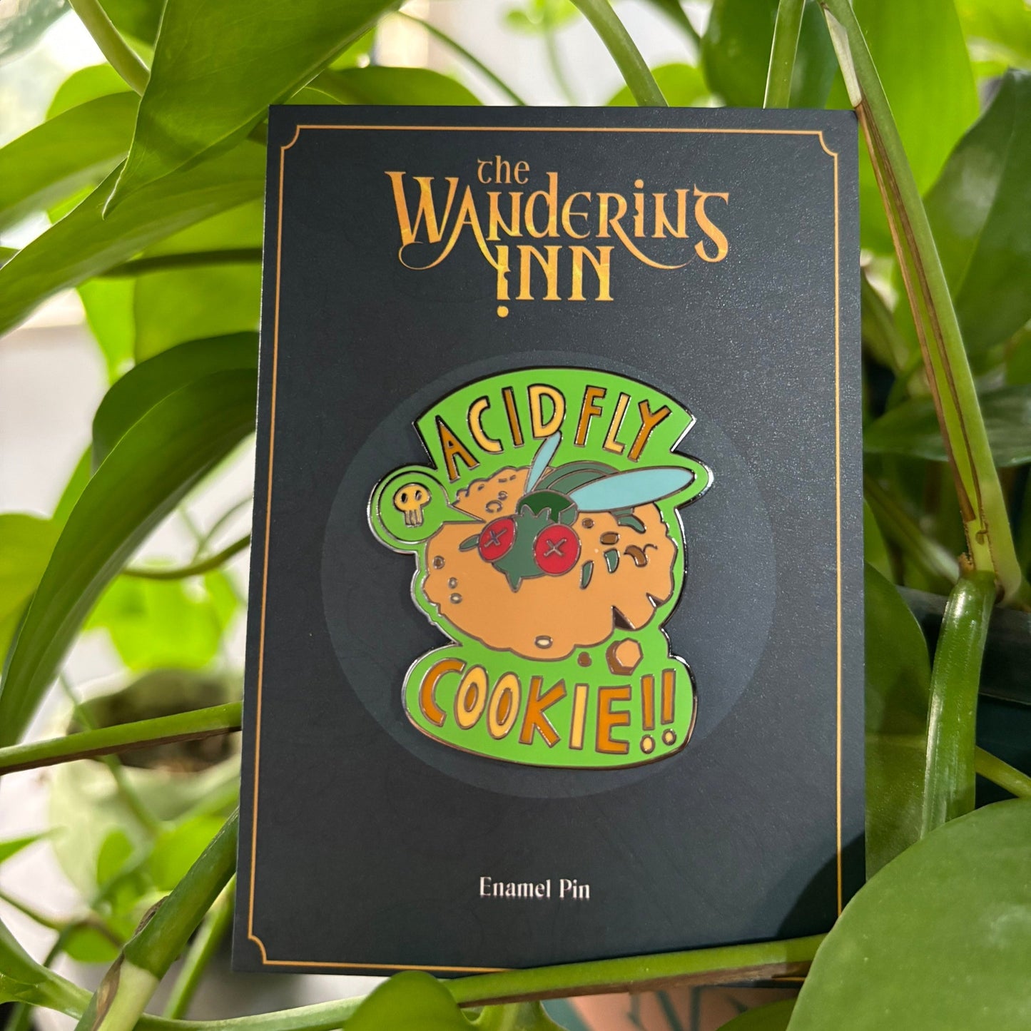 Acid Fly Cookie Enamel Pin - The Wandering Inn Store - pirateaba