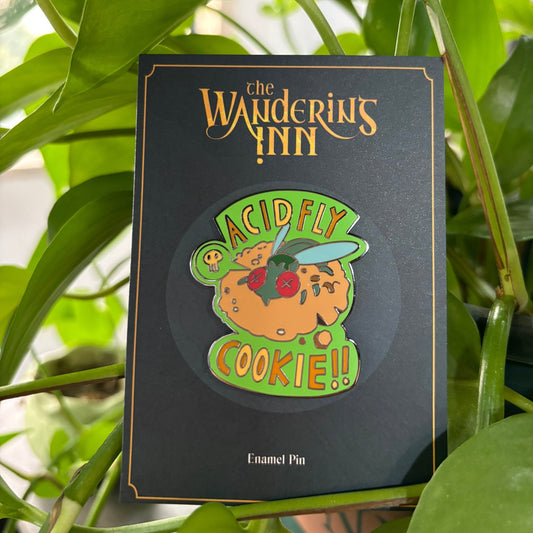 Acid Fly Cookie Enamel Pin - The Wandering Inn Store - pirateaba
