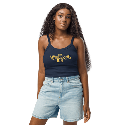 Comic Logo Micro - rib Tank Top (Womens Fit) - The Wandering Inn Store - pirateaba