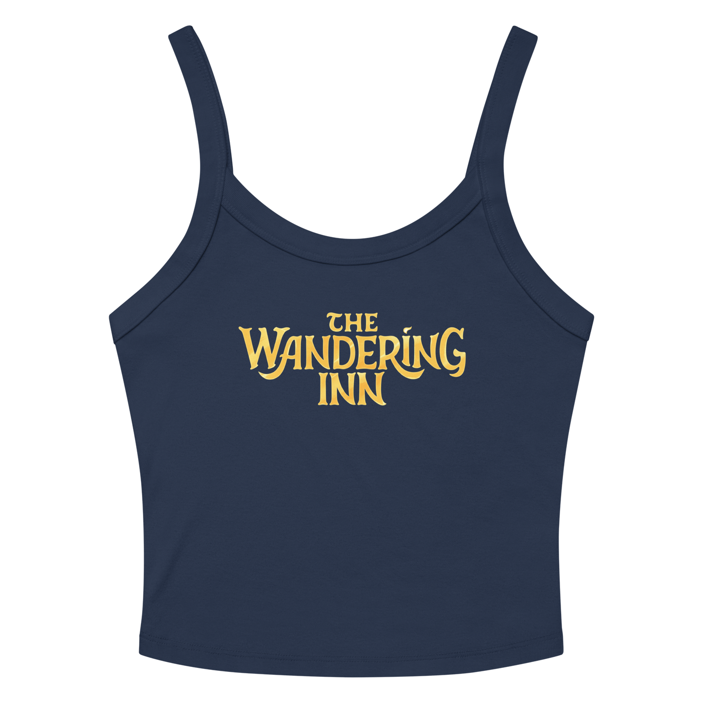 Comic Logo Micro - rib Tank Top (Womens Fit) - The Wandering Inn Store - pirateaba