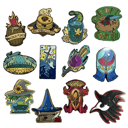 Enamel Pins - Bundle of 12 (Pick n Mix) - The Wandering Inn Store - pirateaba